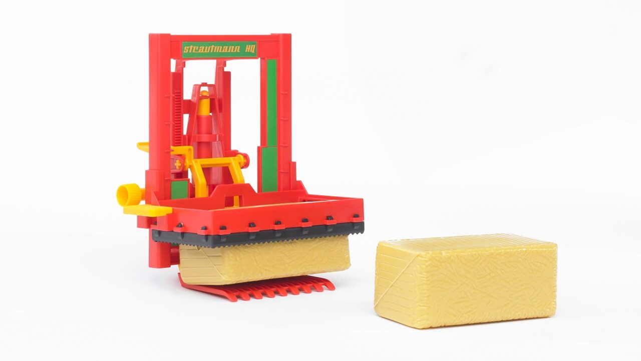 Siloblockschneider mit 2 Quaderballen