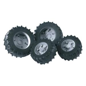 Zwillingsbereifung mit grauen Felgen für Traktor Serie 03000 03305