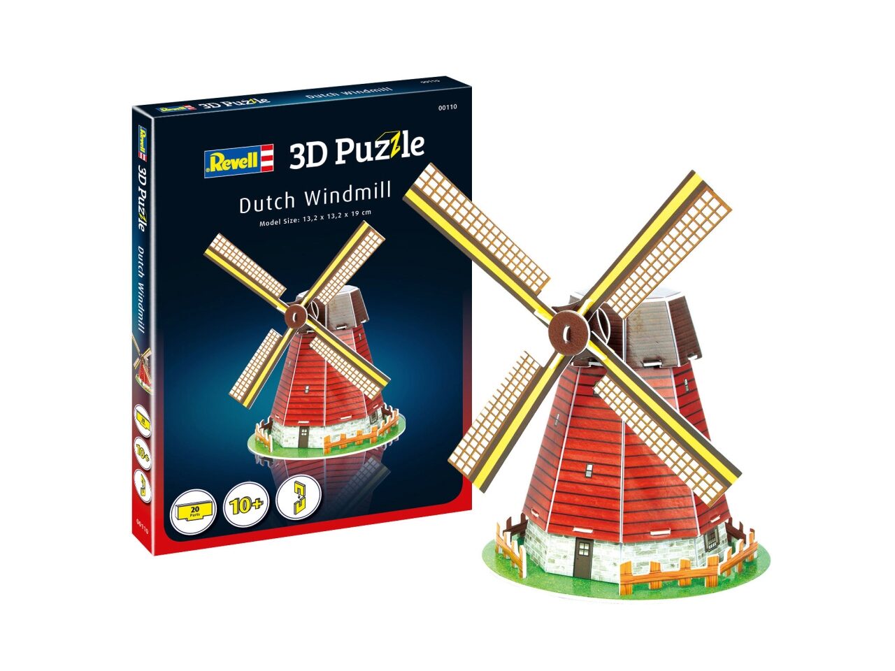 3D Puzzle Windmühle