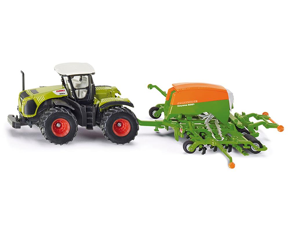 Traktor mit Sämaschine