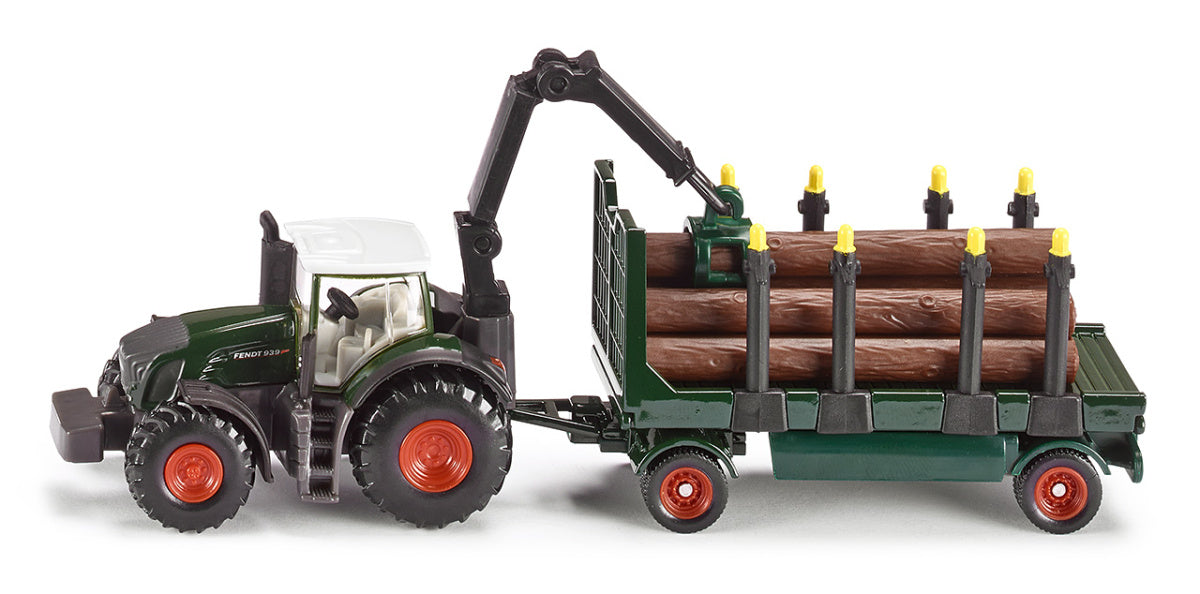 Siku Fendt 939 mit Holzanhänger