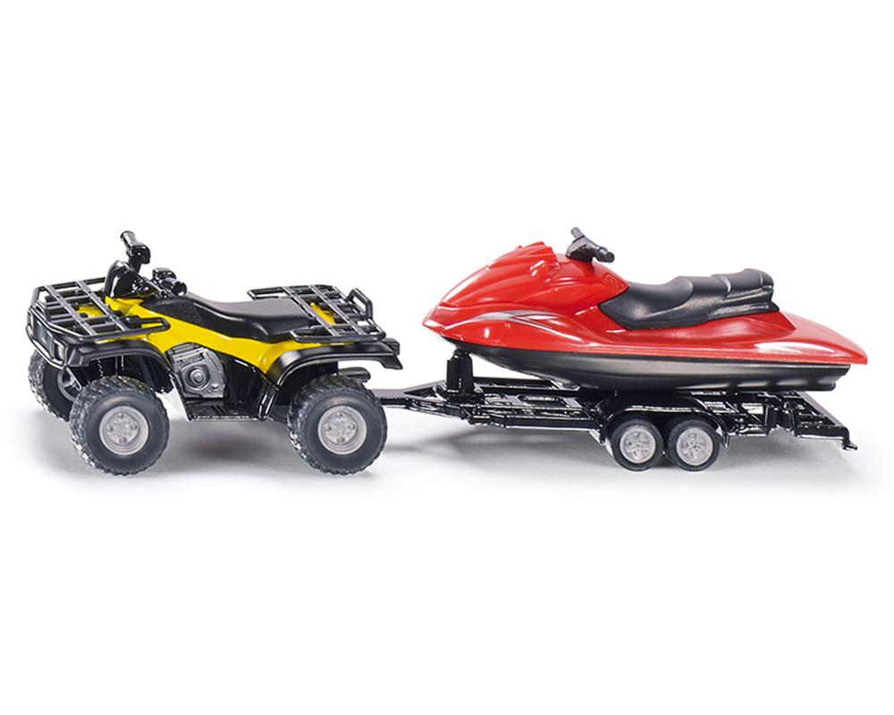Quad mit Anhänger und Jet-Ski