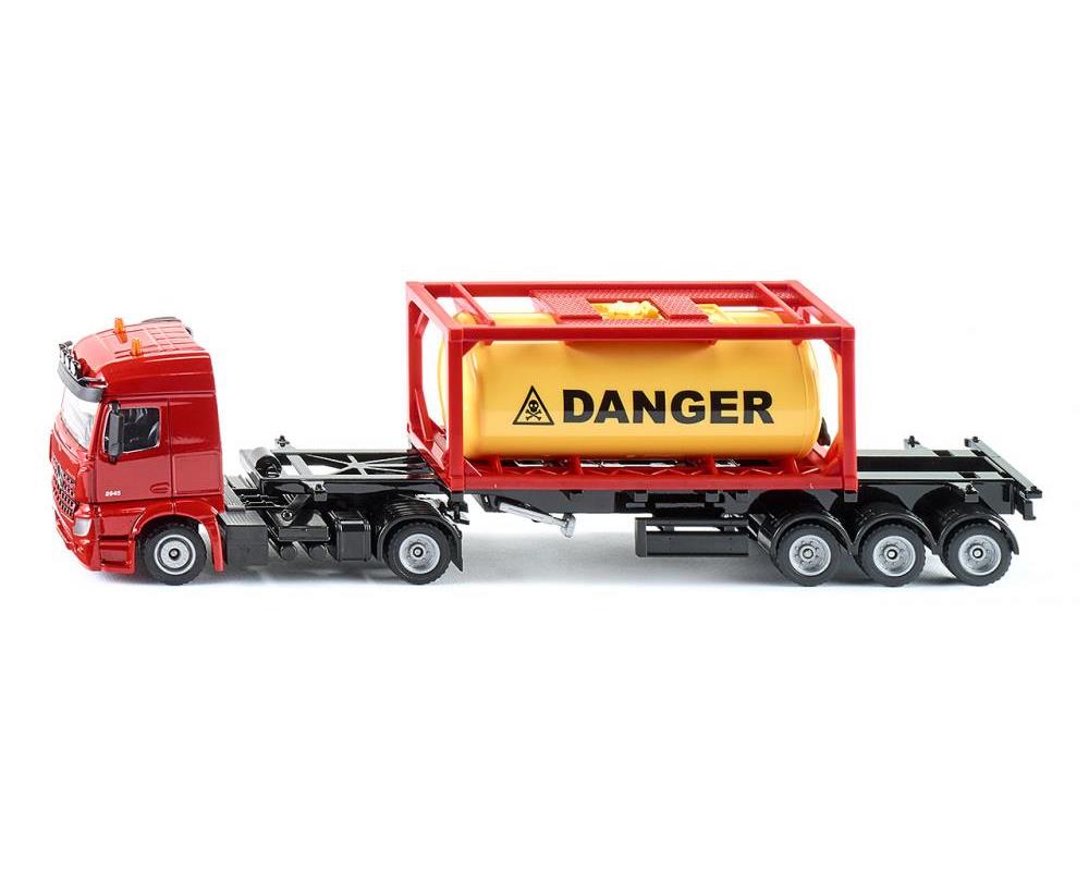 Mercedes-Benz LKW mit Tankcontainer